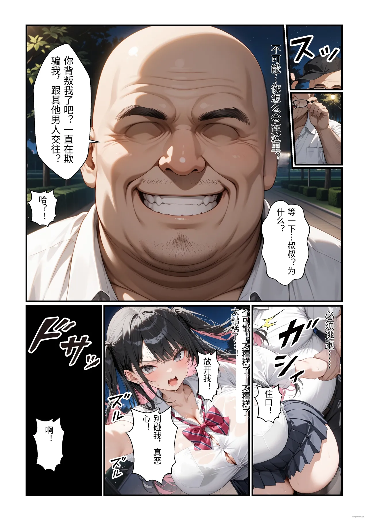 [令和狸合戦そいやっさ] 頂き女子が無敵オジに制裁SEX執行されて完堕ちする話 [DL版]  AI翻译 [AI Generated] - Page 13