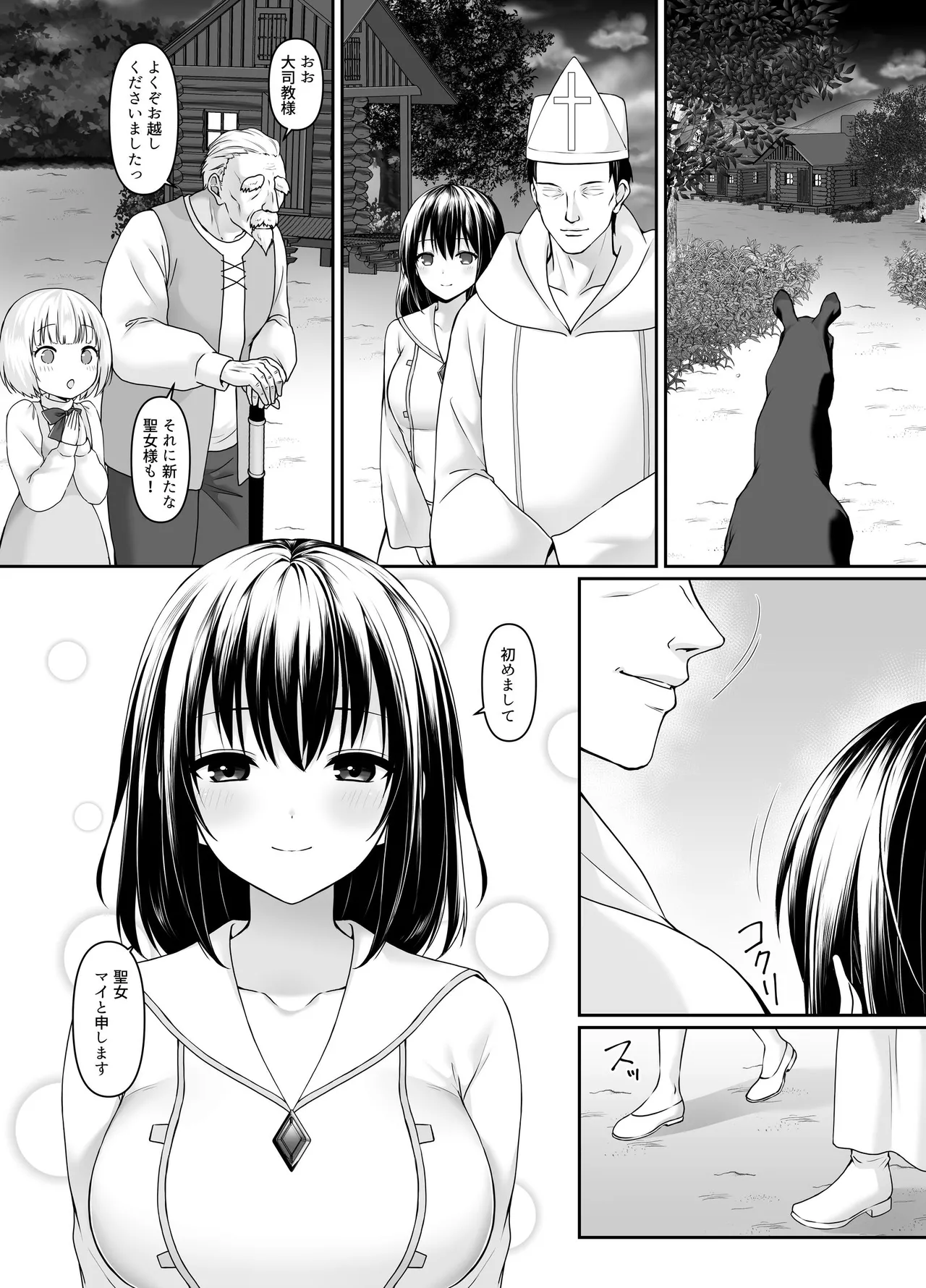 何も知らない黒髪聖女が悪徳司教にねっとり処女検査をされる話 - Page 13
