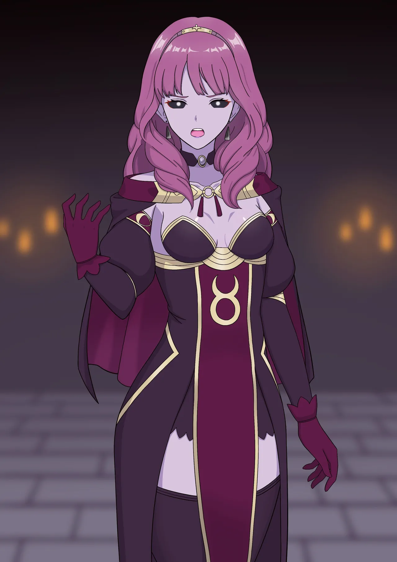 Iluling / 伊露灵 FE Celica: Evil Witch Transformation with Dialogues [JP/CN/EN] / FE Celica becomes an evil witch - Page 127