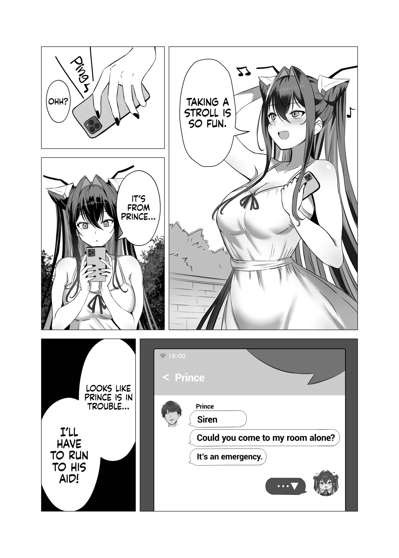 Page 3 of [Saya Endou (Sayashi)] Siren to Chiisaku Natta Shikikan | Siren and the Commander Who Became Small (Goddess Of Victory:Nikke) [English] [Tabunne Scans] [Digital]