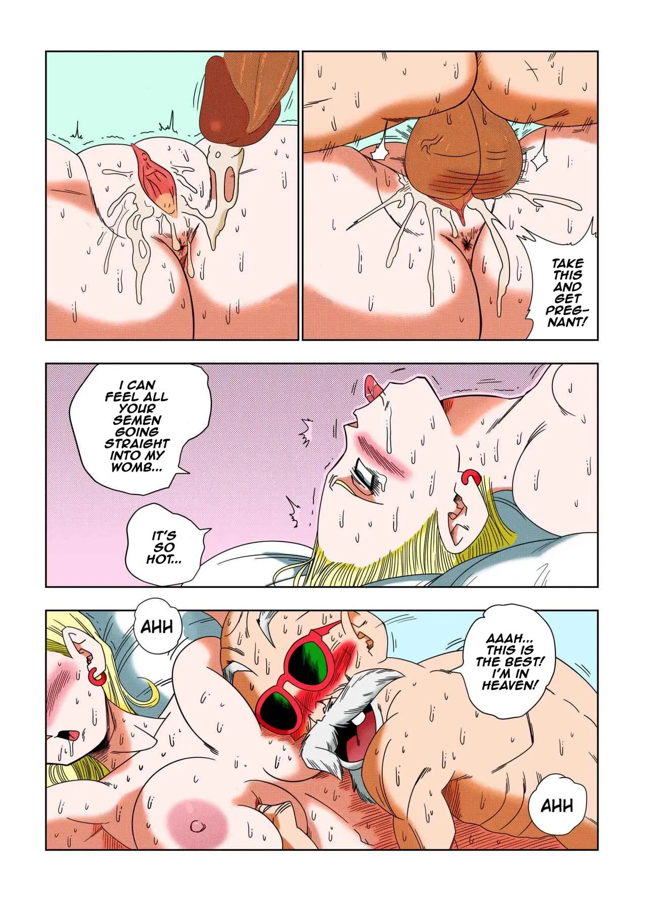 Android 18 vs. Master Roshi - Page 21