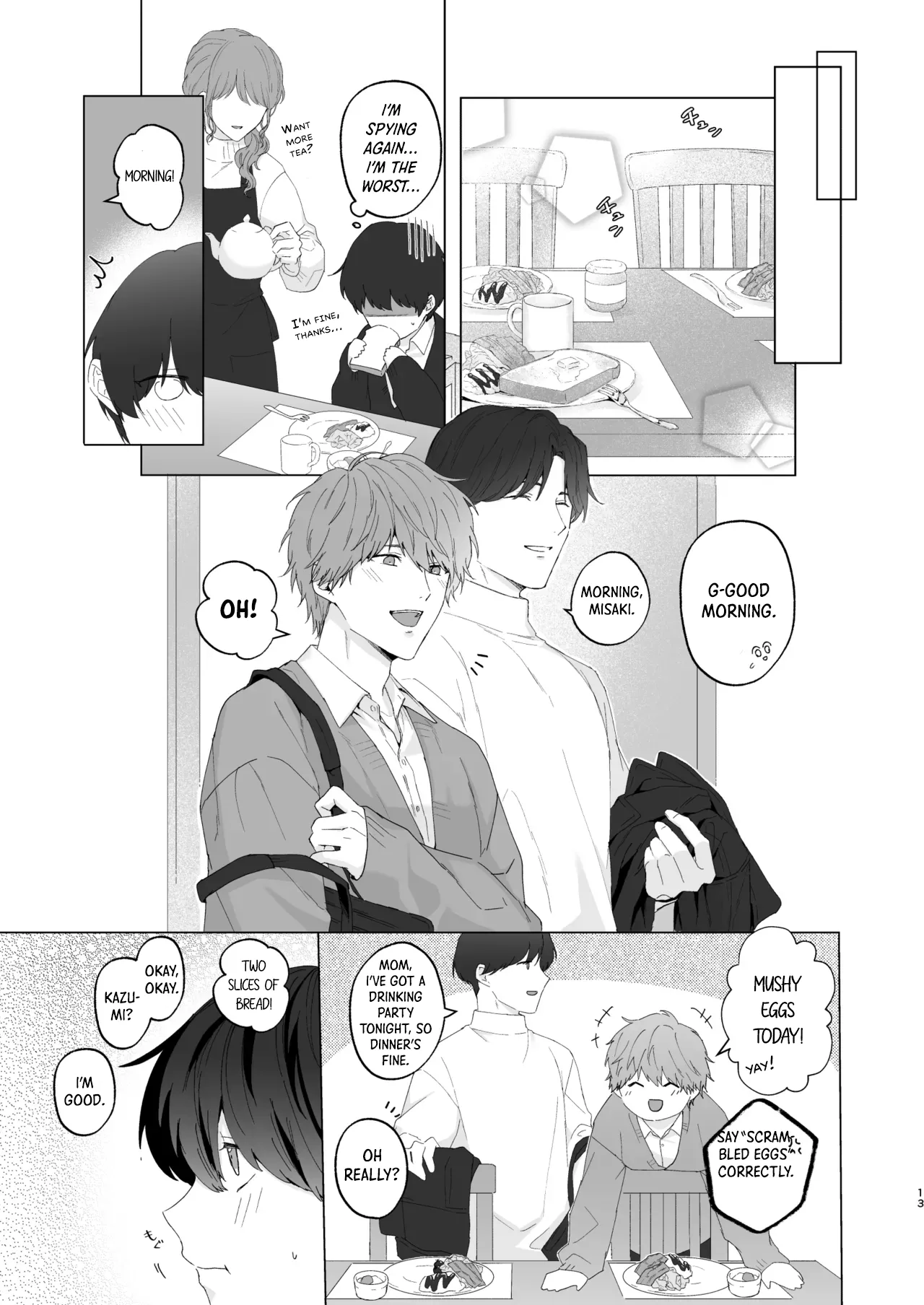 San Kyodai de Nakayoshi Etchi Chinan Ukete - Page 13