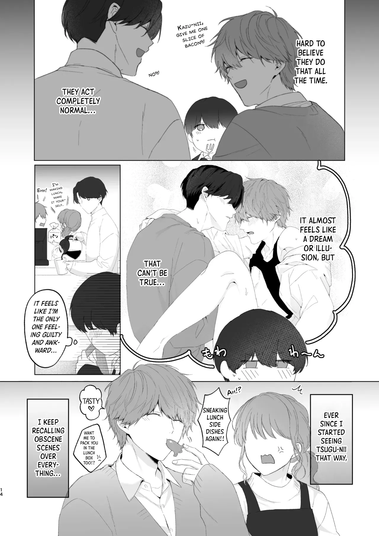 San Kyodai de Nakayoshi Etchi Chinan Ukete - Page 14