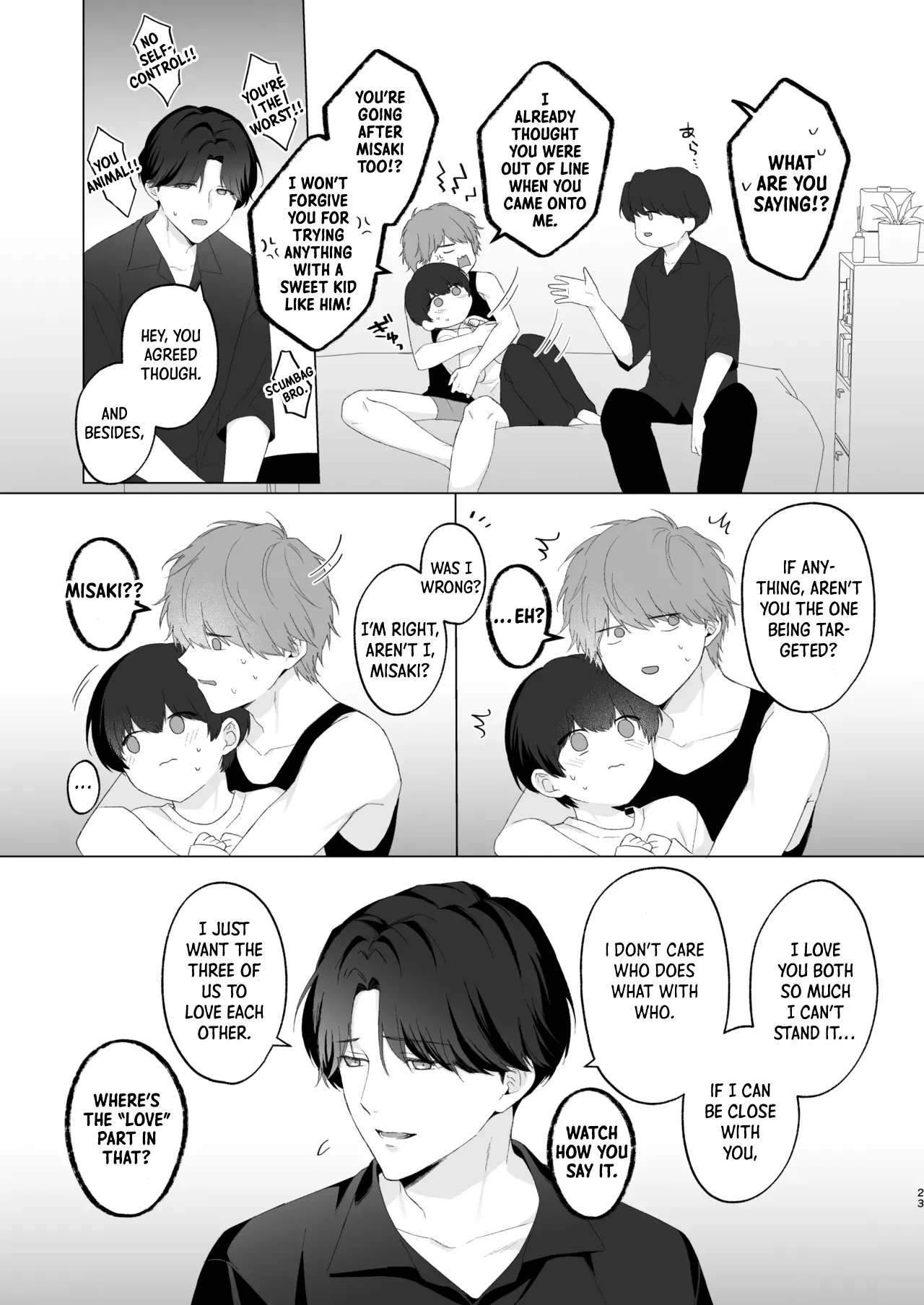 San Kyodai de Nakayoshi Etchi Chinan Ukete - Page 23