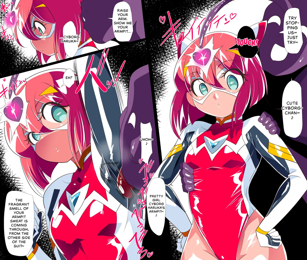 Page 3 of Heroine Harassment Chikyuu Bouei Shoujo Haruka VS Sennou Kaijin Kuruu Seijin | Heroine Harassment Earth Defender Girl Haruka vs. Brainwashing Monster Kuruu Aliens