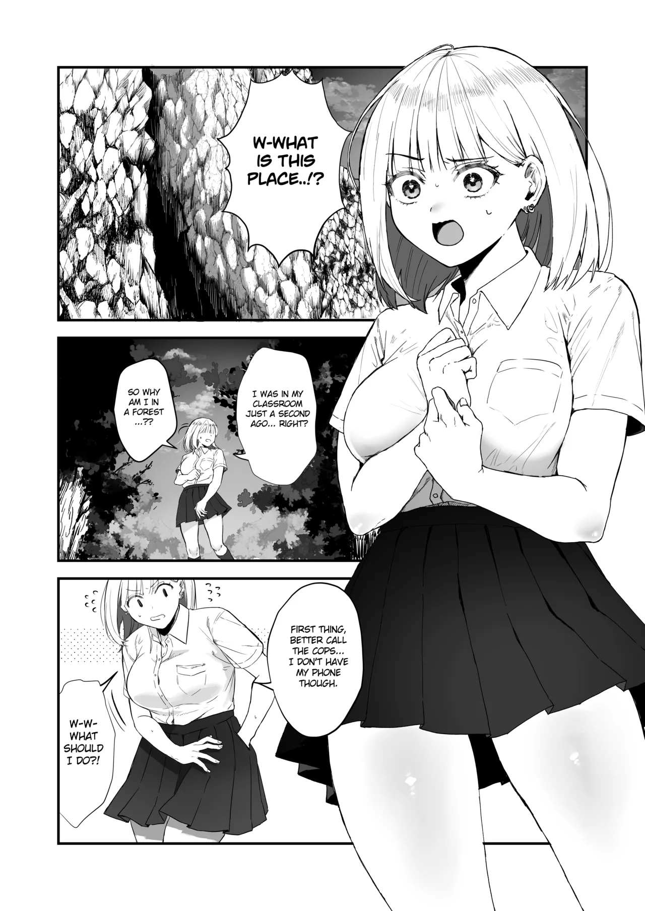 Page 2 of [wasabizuke (wasabi)] Isekai Teni x JK x Mushi [English] {Mant}