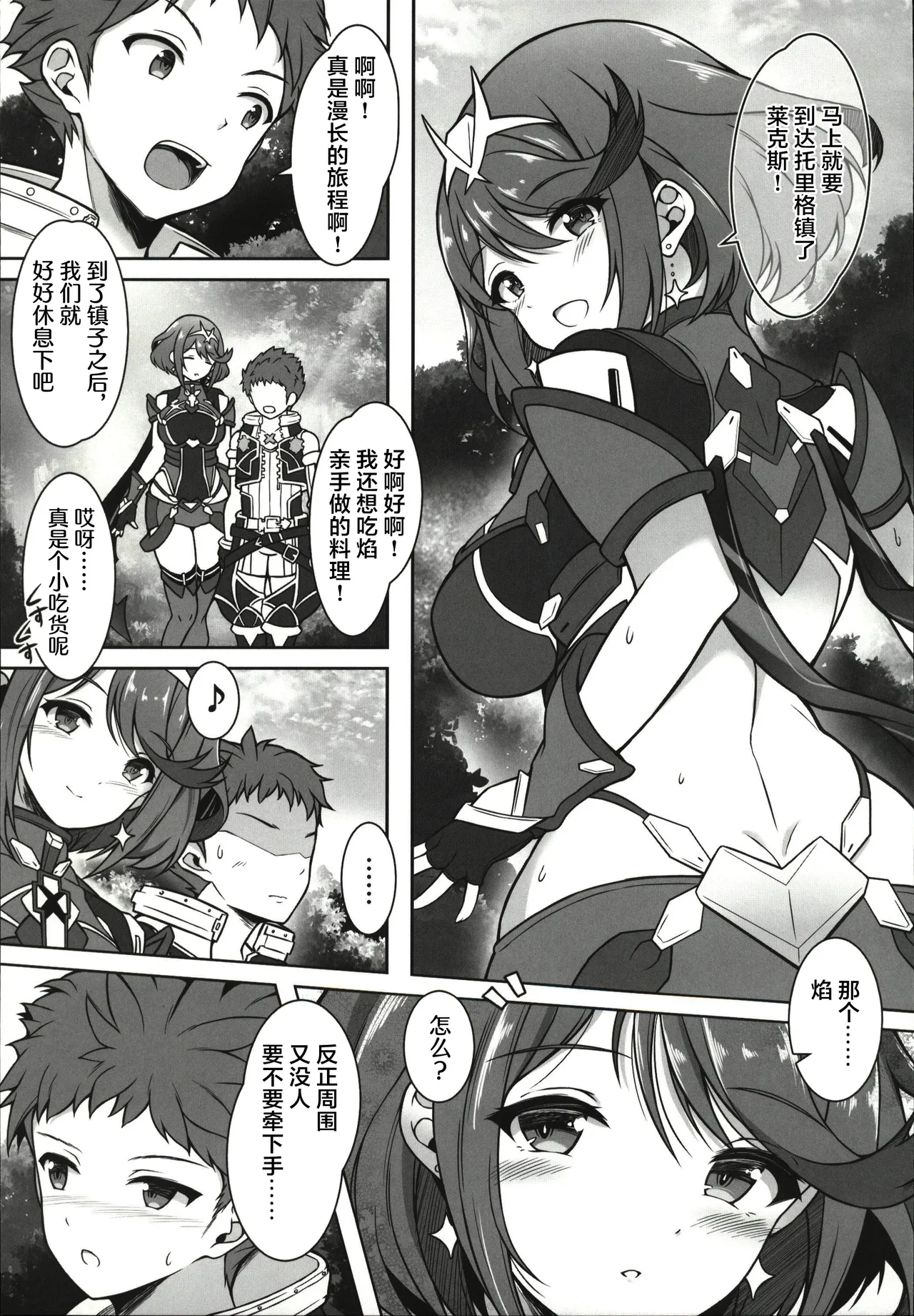 Page 3 of (C107) [TCA Cycle (Gairou)] Homura to Ichinichijuu H Shimakuru Hon (Xenoblade Chronicles 2) [Chinese] [禁漫漢化組]