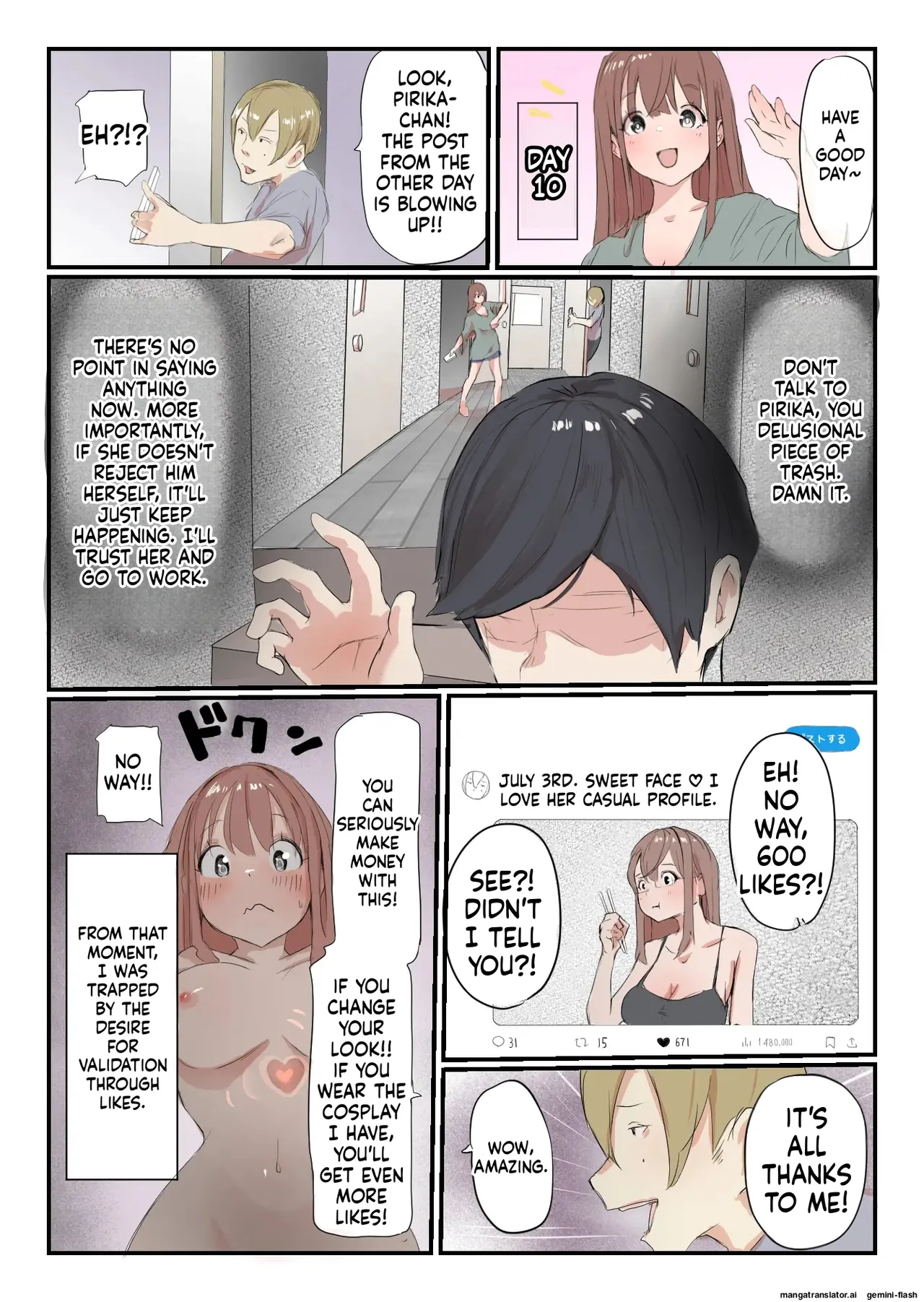 Yasui Share House de Kanojo ga Nerawareru Hanashi - Page 12