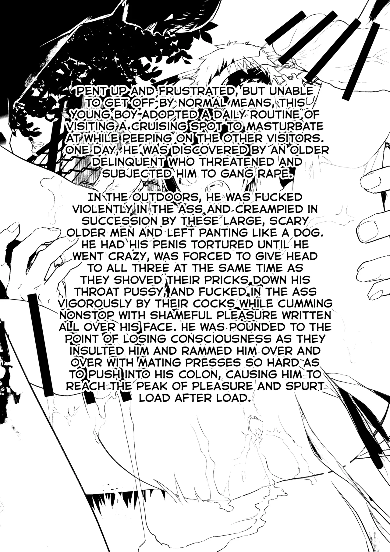 Page 3 of [AOQLO (orukoa)] Hatsutaiken wa Rinkan Rape Kitouzeme! Seidorei Choukyou Mesuochi Jigoku! [English] {Chin²} [Digital]