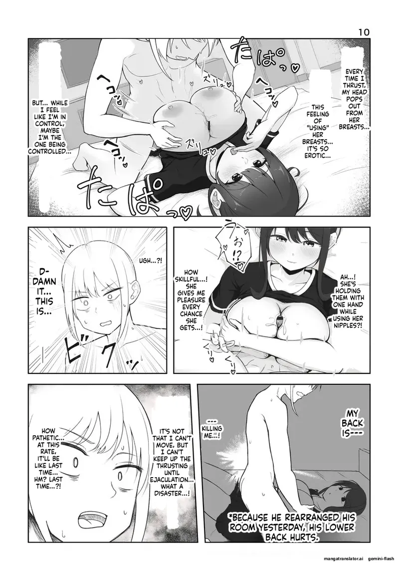 Page 10 of ズリキチ見習いがGカップお姉さんにパイズリしてもらったレポ漫画 ～リベンジ編～