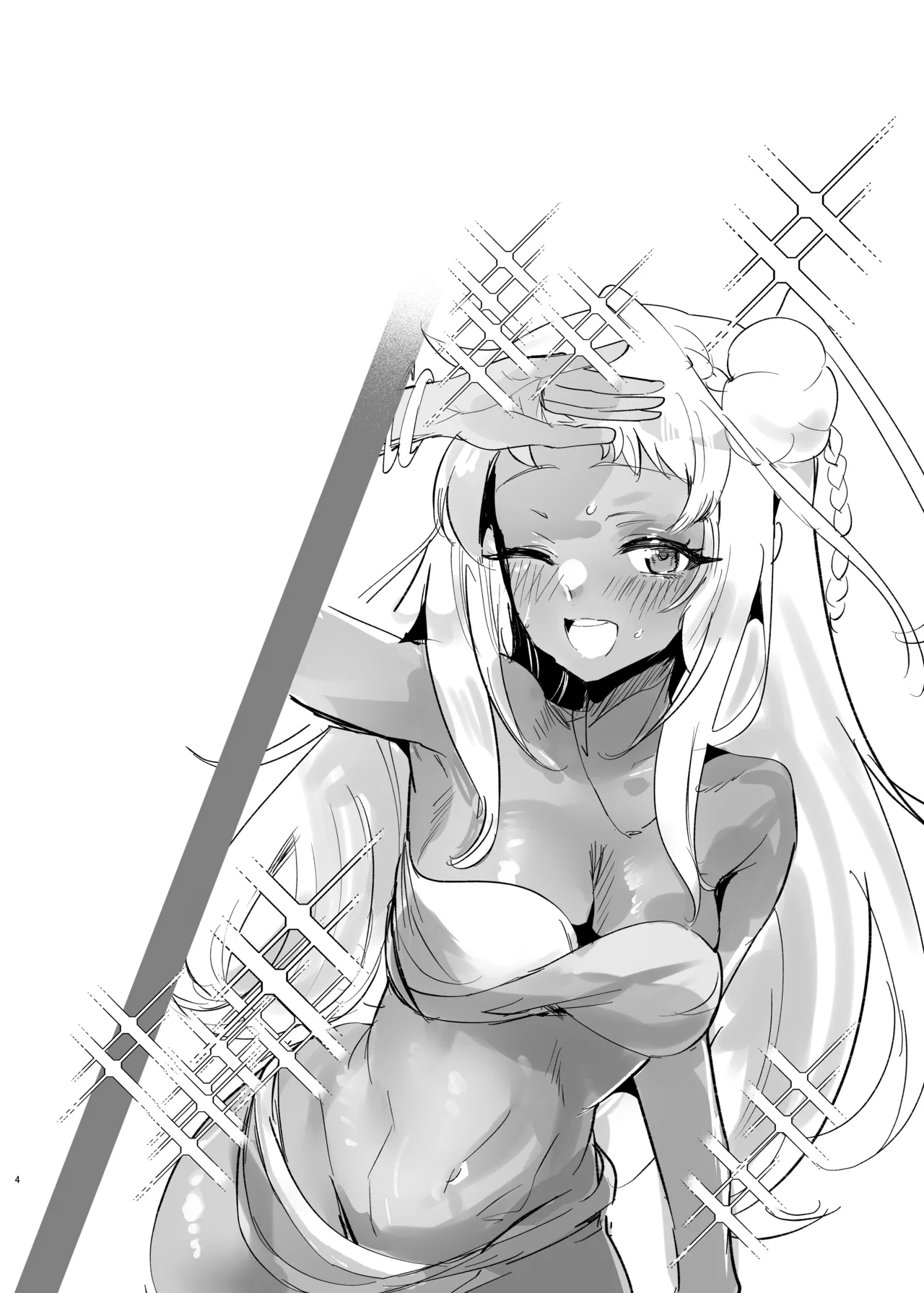 Page 3 of [Ika no Nachos (Ikabe)] Riria Onee-san to Ecchi na Koto Shiyo! (Pole Princess!!) [Digital]