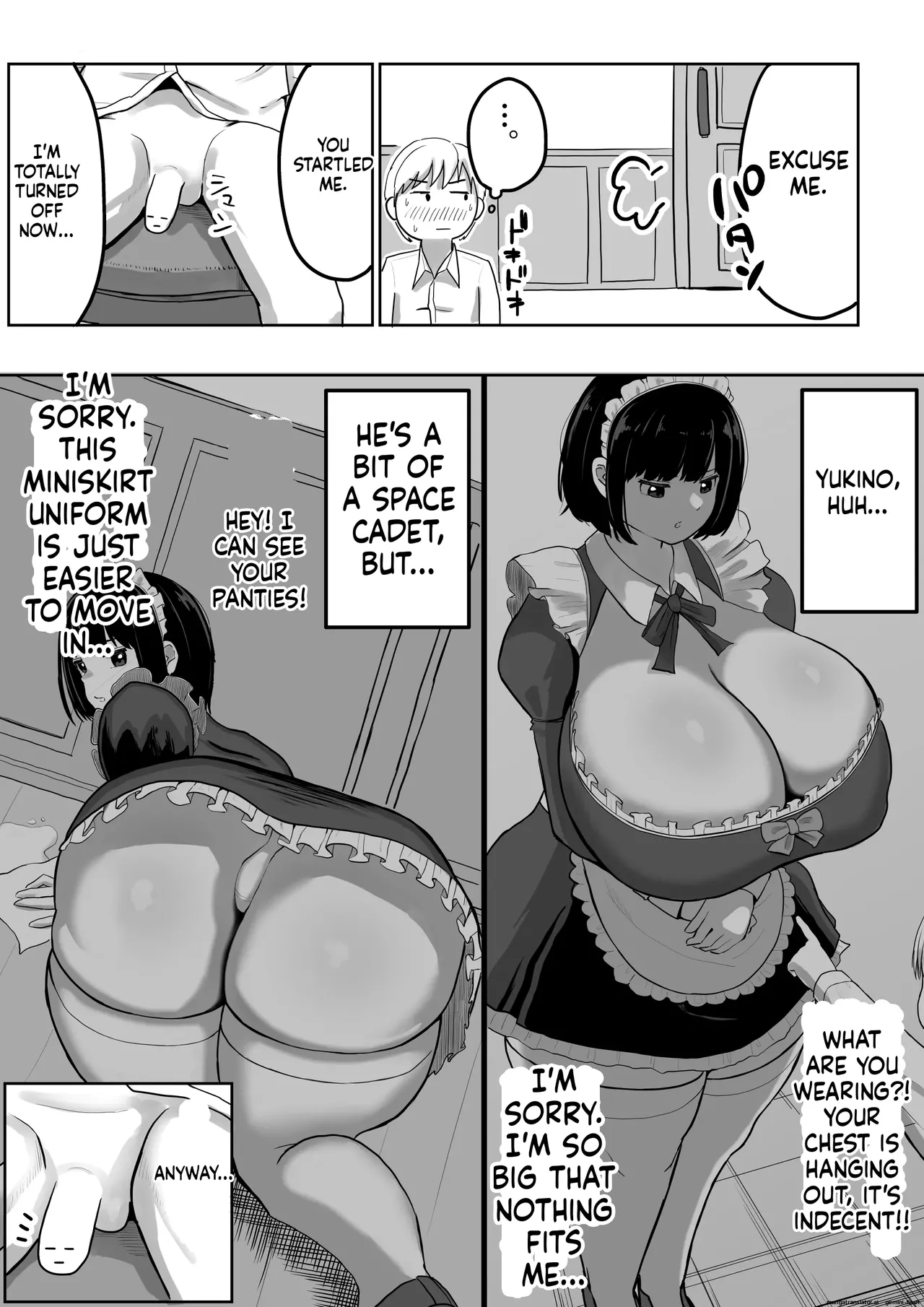 Page 3 of Bakunyuu Deka Maid ni Onabare Shitara Kuwareta.