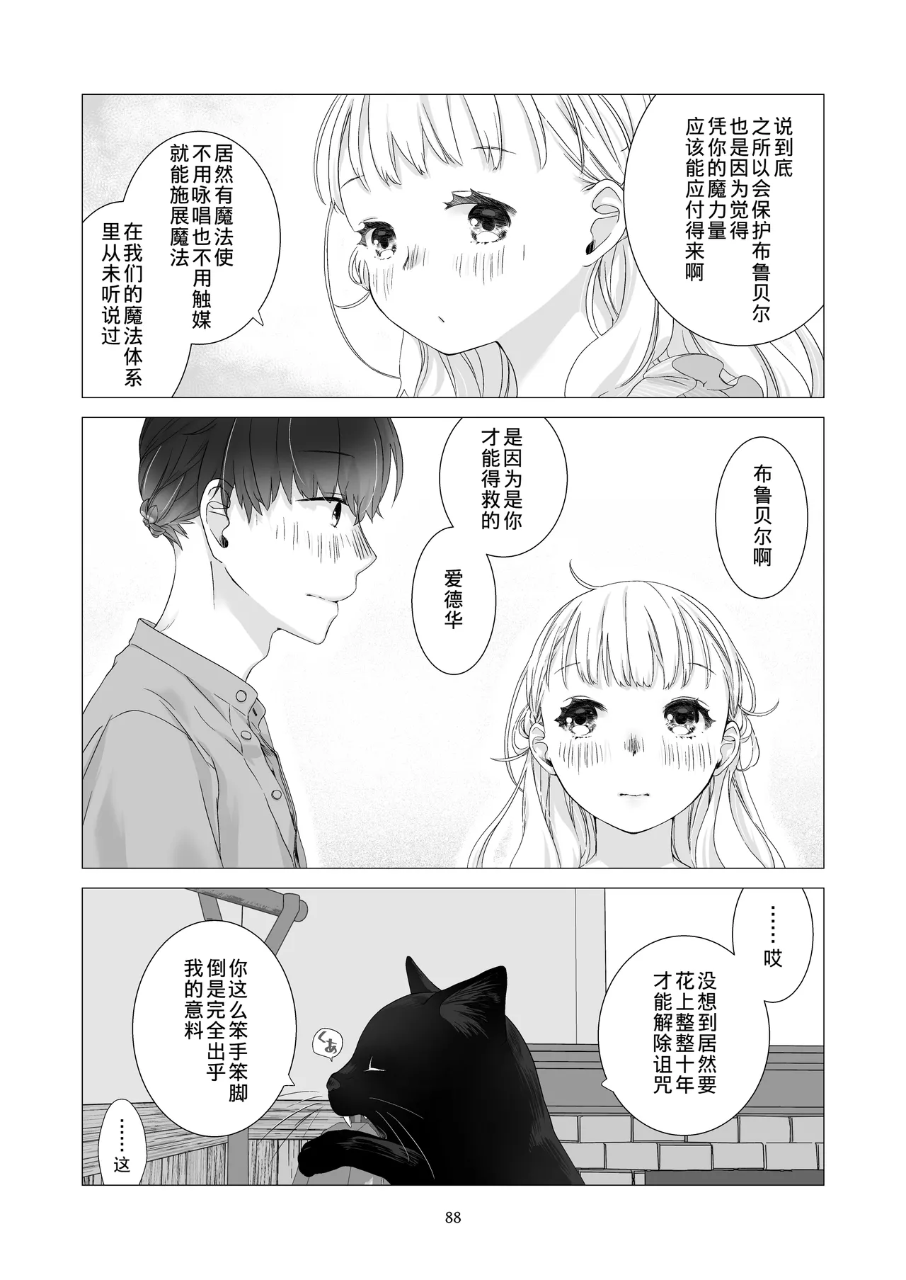 Page 87 of [Aoiro Kansokujo (Nakahara Mizuimo)] Minarai Mahoutsukai-kun to Hana no Namae - Apprentice Wizard and his Bluebell Flower. [Chinese]