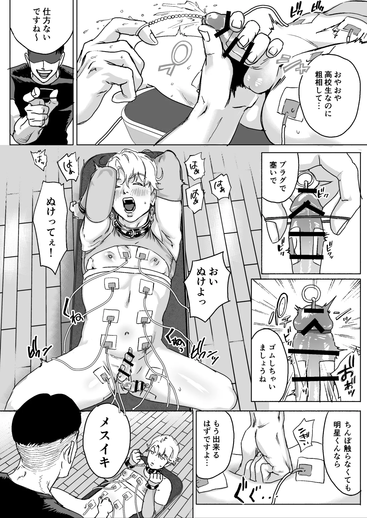明星くんの過酷なダイエット～DKマッスルジム編～ - Page 35