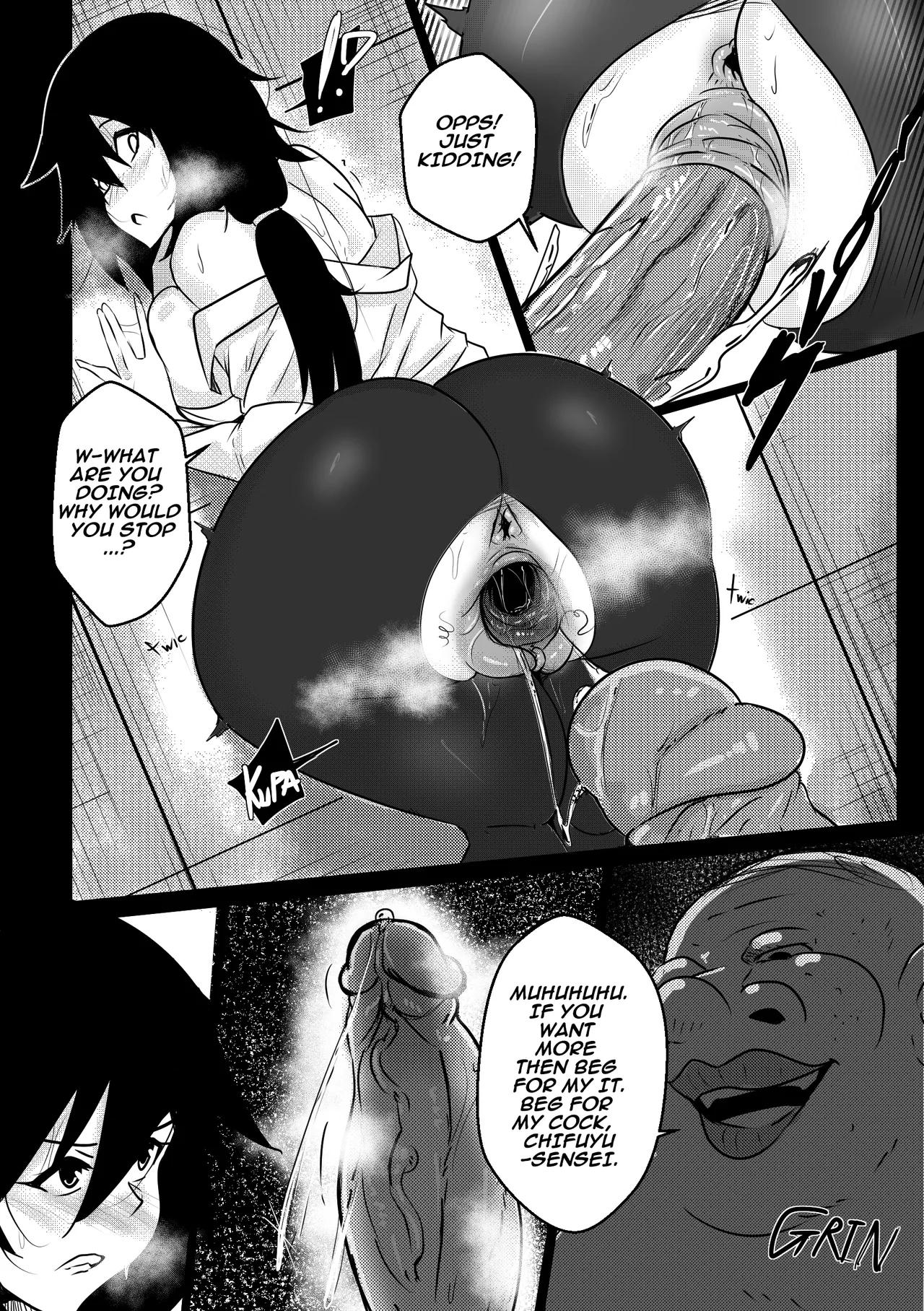 B-Trayal 25 Chifuyu(infinite stratos) Uncensored - Page 9