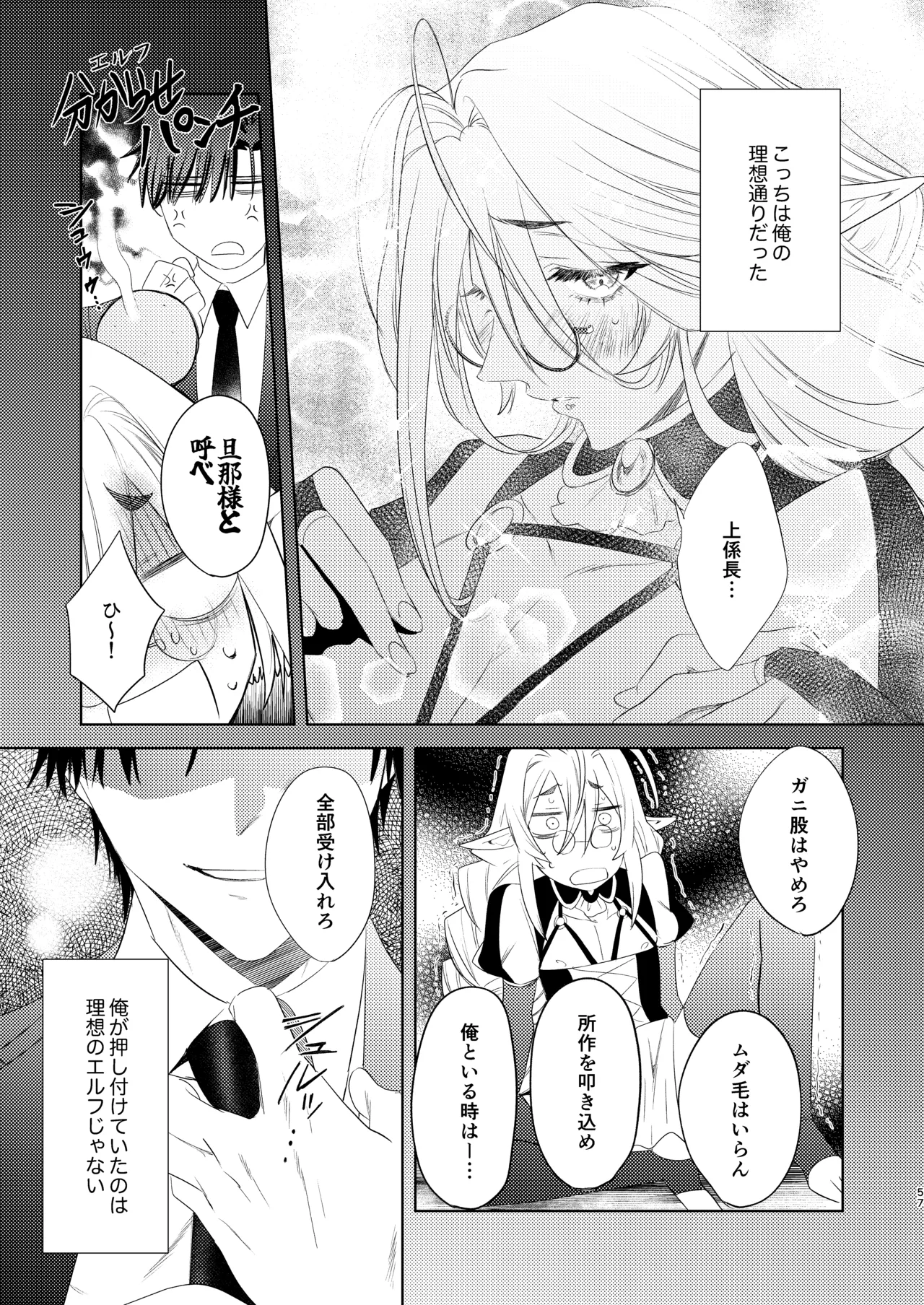 無能部下ですがエルフ女装の才能がありました。 - Page 57