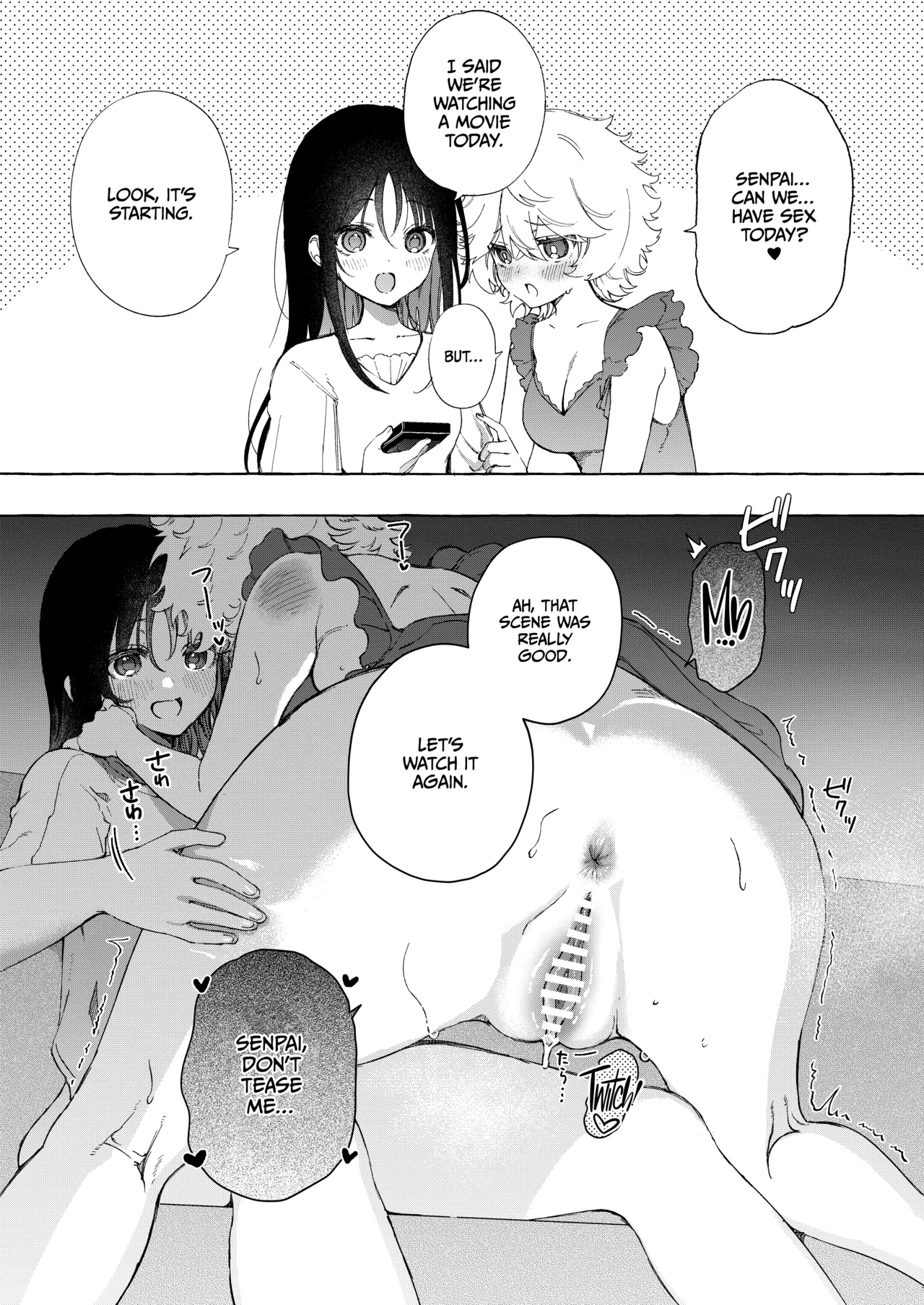 Page 2 of [Noyama] Kouhai-chan no Sekkyokuteki Yuri Ecchi Manga | Asuno & Moka Raburabu Yuri Ecchi [English] [CulturedCommissions]