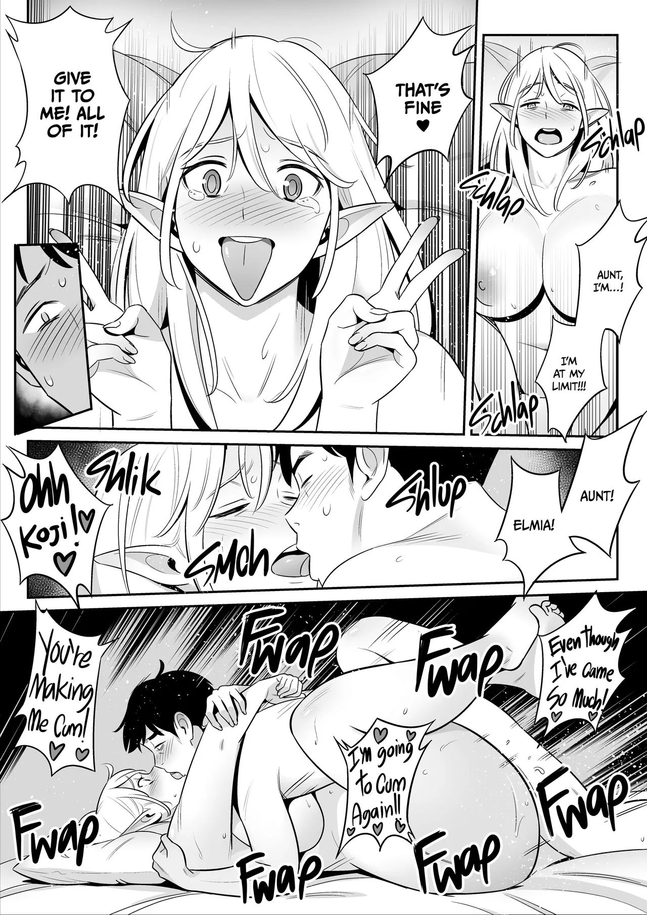 My Elf Aunt's Explosive Sexual Reawakening - Page 58