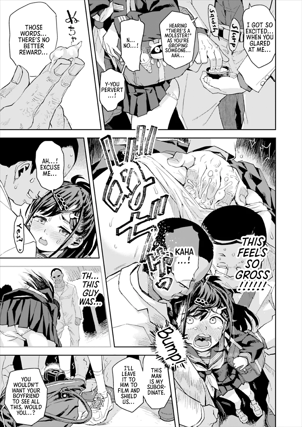 Page 16 of [Tetchan Hato (Minasuki Popuri)] Chikan wa Yurusanai!! | Molestation is Unforgivable! [English] [Morally Bankrupt Wizard Translations] [Digital]