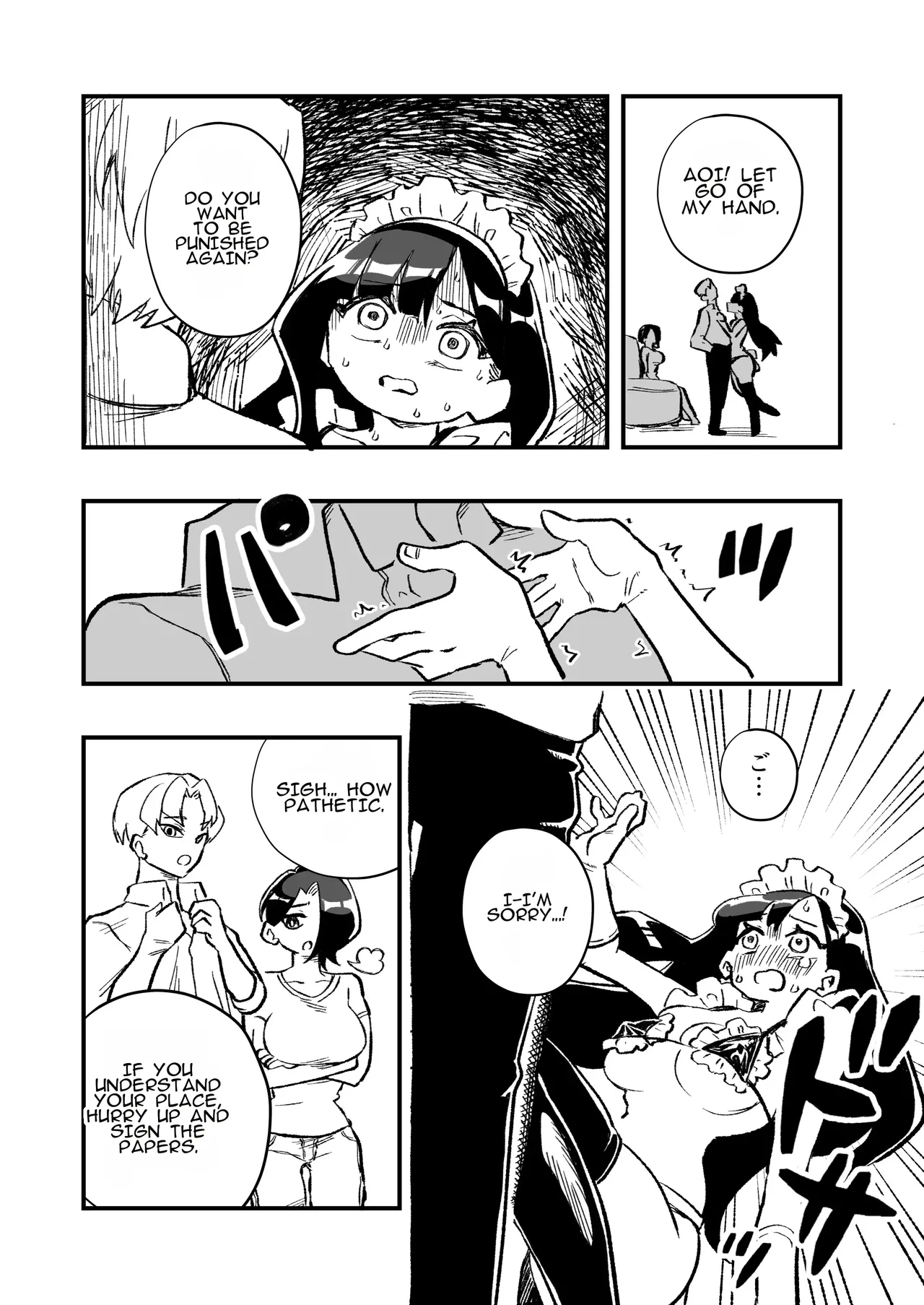 Page 37 of [Niello Kouzan (Niello KYO)] Nyotaika → Otto Shikkaku Uwaki Aite to no Dorei Musume e | Gender Swap → Disqualified as a Husband: Turned into a Slave Girl for His Wife's Lover