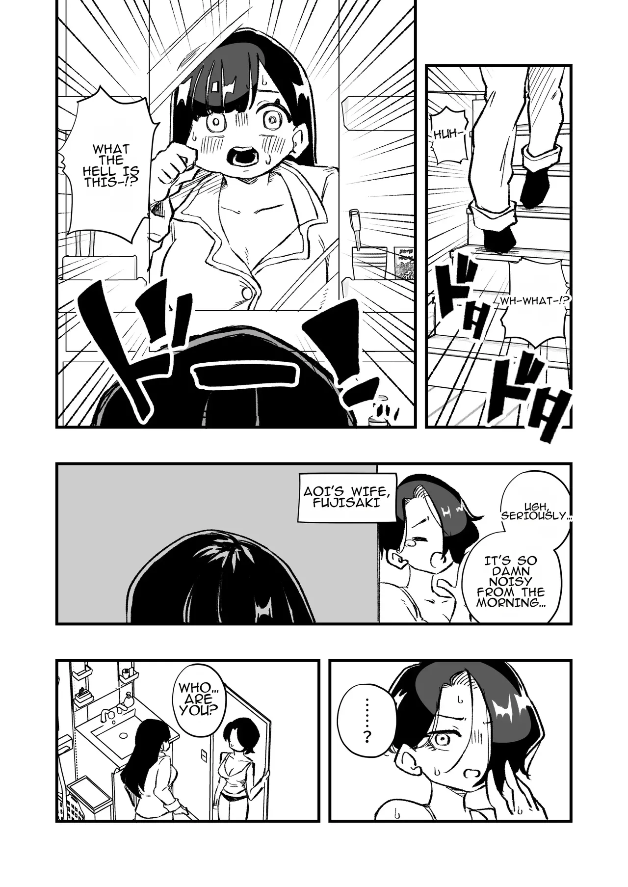 Page 4 of [Niello Kouzan (Niello KYO)] Nyotaika → Otto Shikkaku Uwaki Aite to no Dorei Musume e | Gender Swap → Disqualified as a Husband: Turned into a Slave Girl for His Wife's Lover