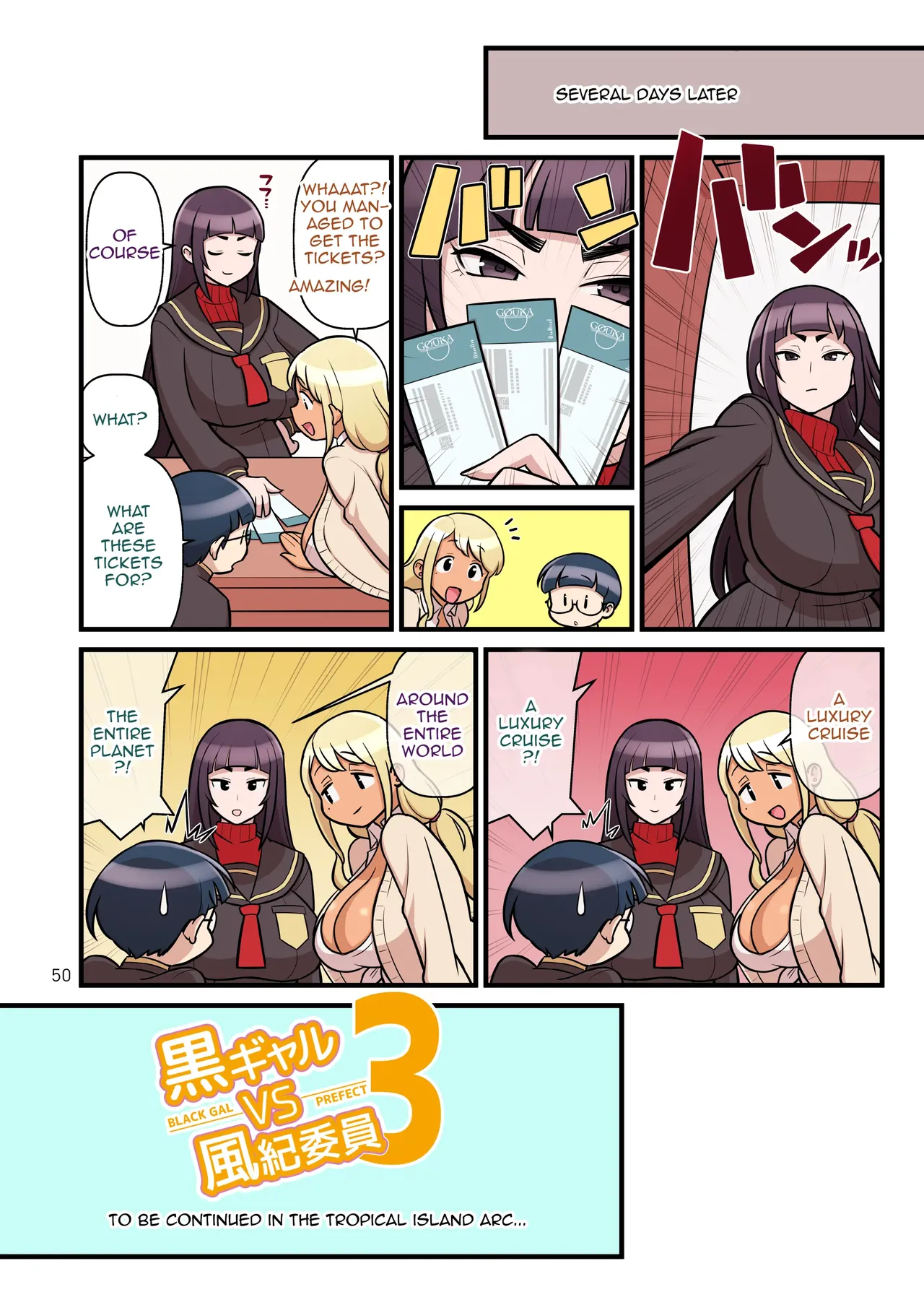 Kuro Gal VS Fuuki Iin - Black Gal VS Prefect 2 - Page 52