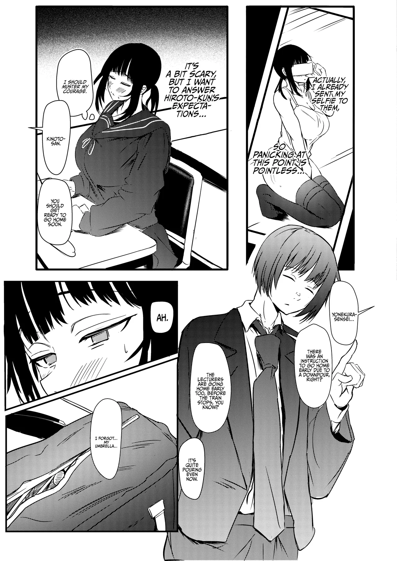 Page 6 of [Kyuujitsu Kakarichou (NekoTamas)] Tokumei de Kare to no Seijijou o Soudan Shitara / When I Tried To Anonymously Get Advice For MY Sex Life With My Boyfriend I Got Turned Into A Bitch With Baby-Making Sex [SHORTENED] [English] {Doujins.com}