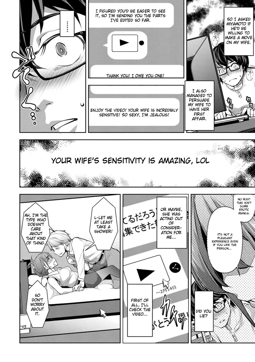 Page 167 of [Amano Kazumi] Aisai Netorase Houkoku ~Sekai Ichi Kawaii Boku no Yome~ - I had my wife "NTR" and made her report it. [Digital] [English]