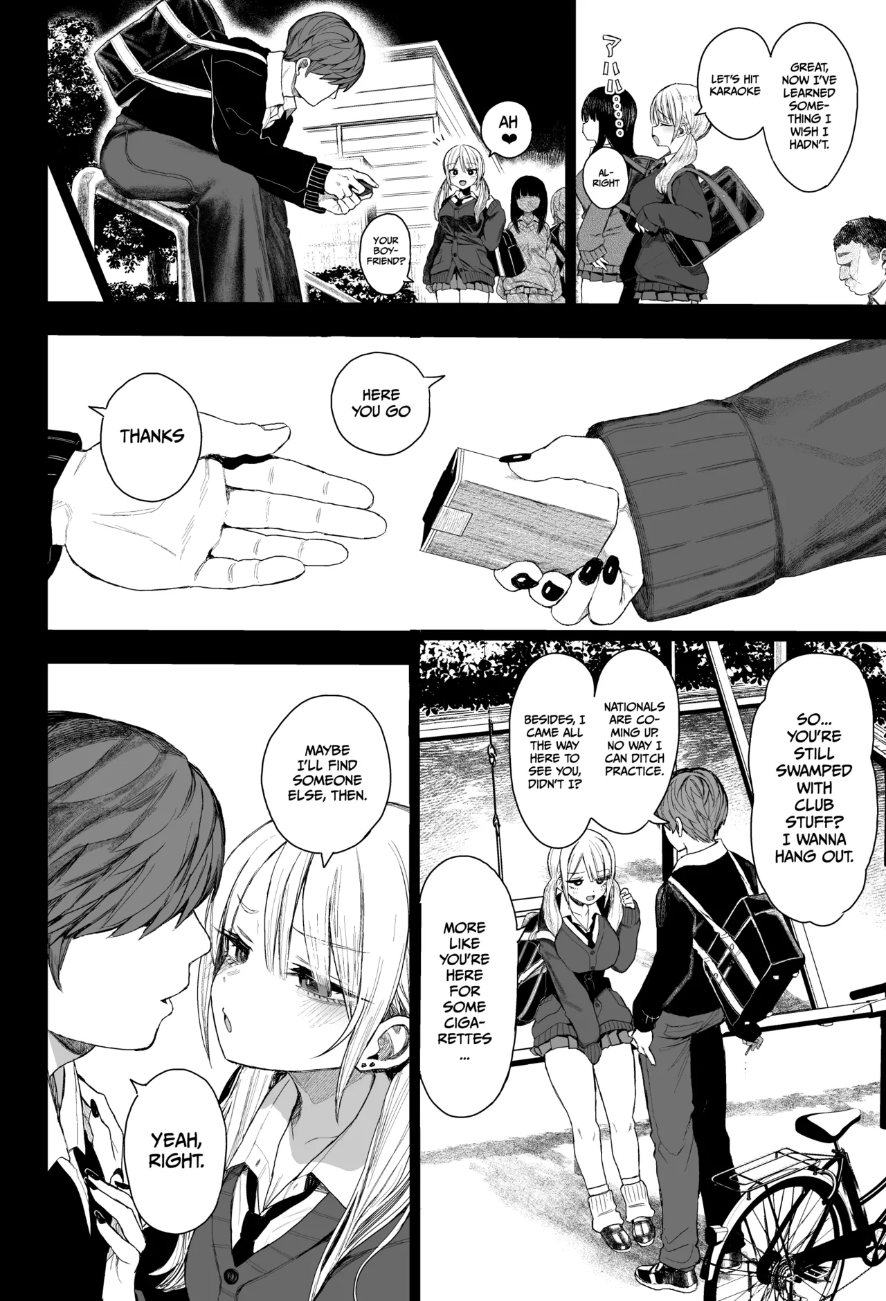 Page 9 of [micro page (Kuromotokun)] A mischievous gyaru gets disciplined [English] [Gagak_Ireng] [Digital]