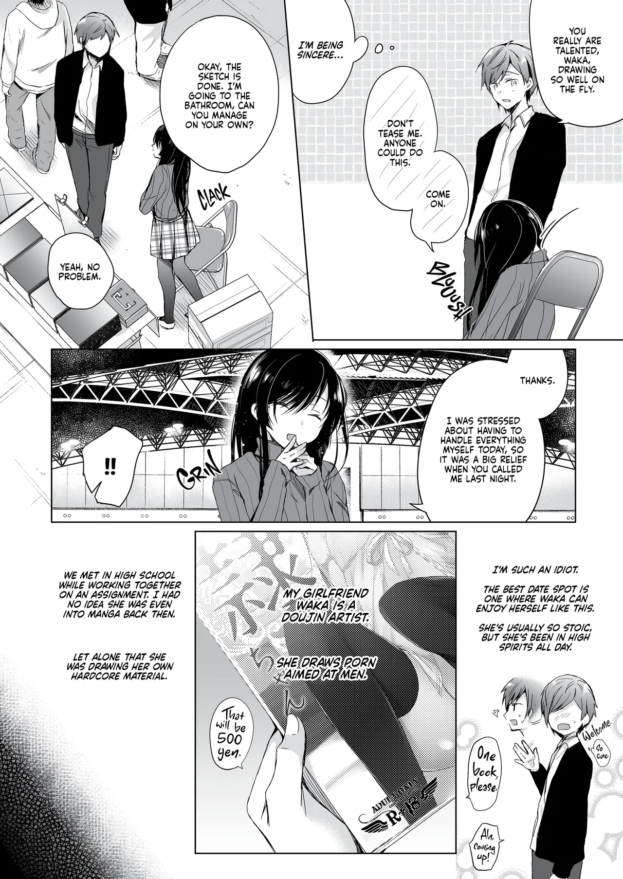 Page 3 of [Hirahira (Hirari)] Ero Doujin Sakka no Boku no Kanojo wa Uwaki nante Shinai. Soushuuhen | A Doujinshi Artist Would Never Cheat On Me Anthology [English] [J18] [Decensored]