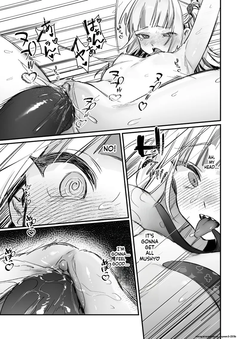 Page 14 of [Gyoza Baby (Waraiwari Gyoza)] Shokushu Shokushu!! Ina no Boinboin ga Abareta~ (Gawr Gura, Ninomae Inanis, Watson Amelia) [Decensored] (SCANMTL)