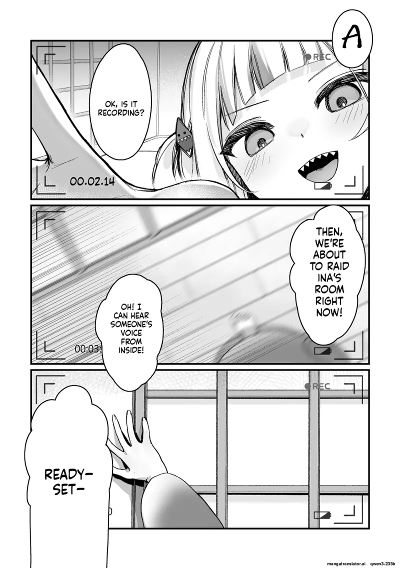 Page 4 of [Gyoza Baby (Waraiwari Gyoza)] Shokushu Shokushu!! Ina no Boinboin ga Abareta~ (Gawr Gura, Ninomae Inanis, Watson Amelia) [Decensored] (SCANMTL)