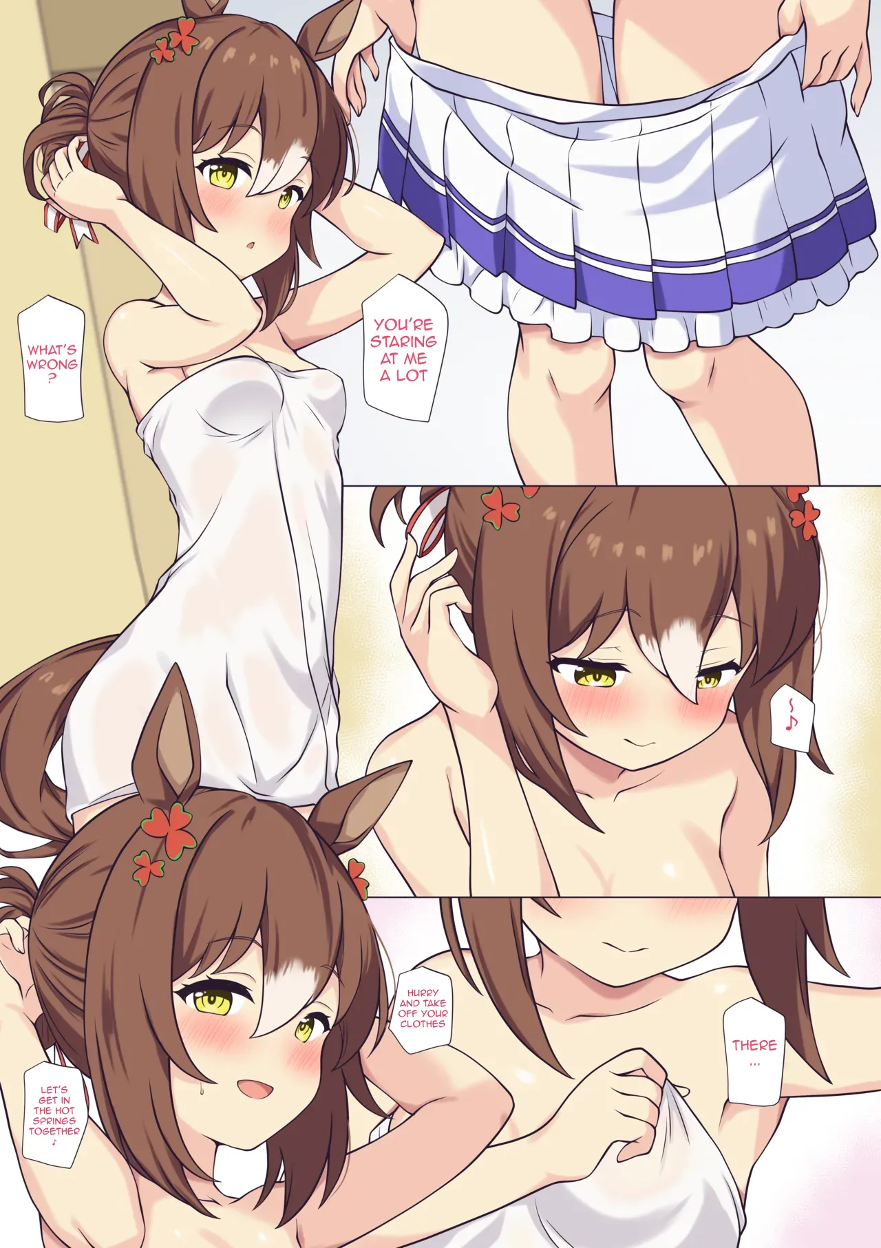 Page 2 of [Feeri] Fine no Onsen Gohoushi♡ | Fine's Hot Spring Service♡ (Uma Musume Pretty Derby) [Uncensored] [English]