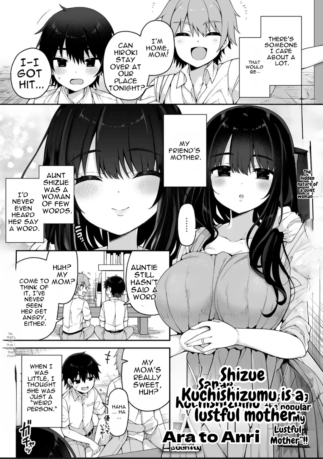 Page 2 of (Arato asato) Aunt Shizue is a quiet, horny mom.