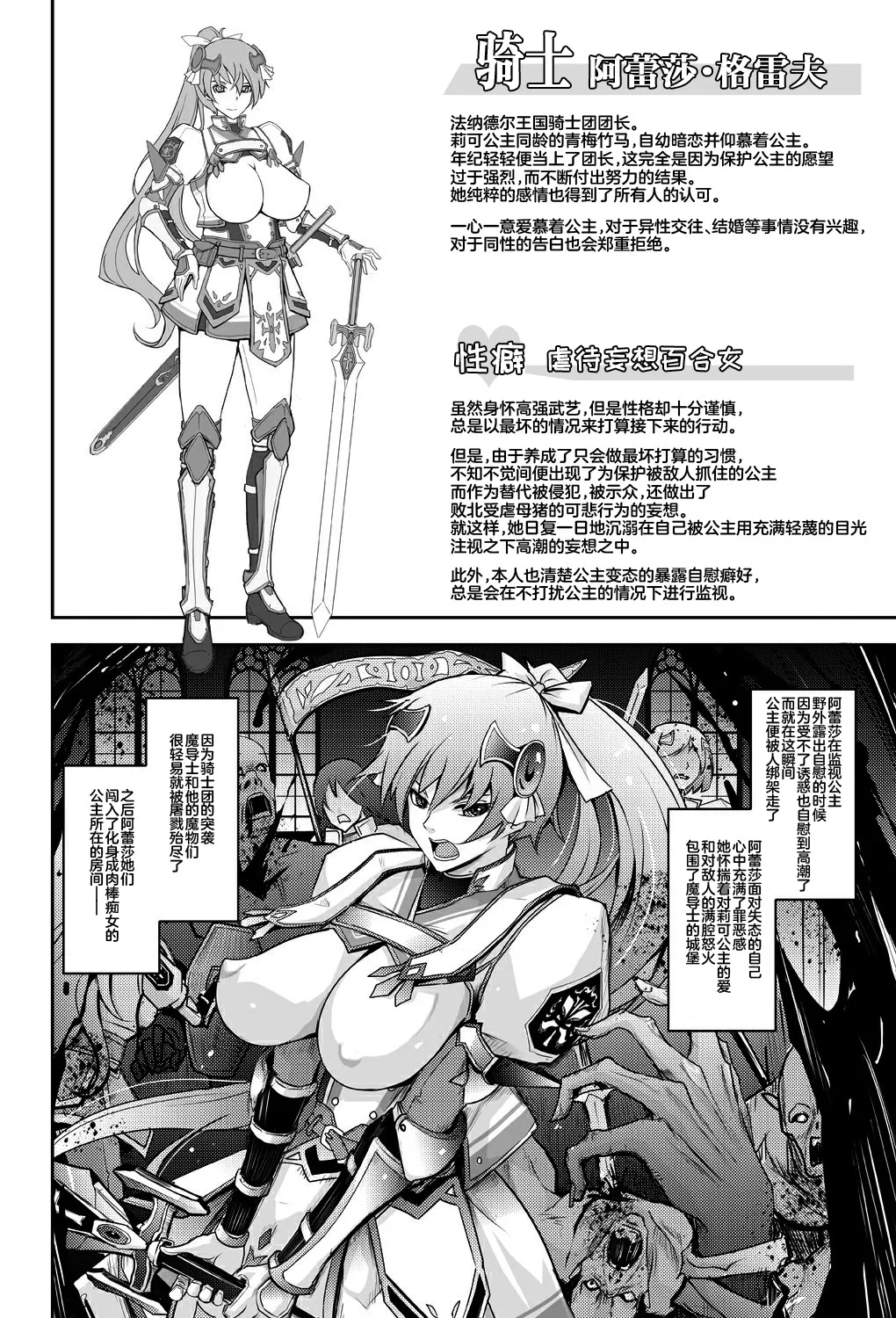 Page 12 of [Garyuh-Chitai (TANA)] Bikou Oujo - Inshuu Dadamore Princess [Chinese] [不咕鸟汉化组] [Digital]