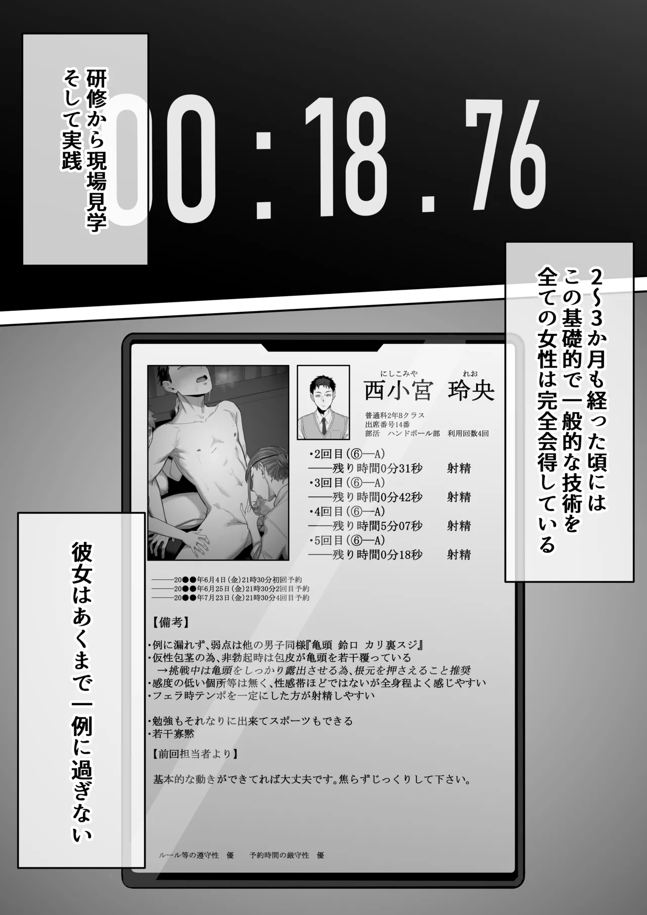 Page 24 of [Setouchi Mao no Yamiichi (Setouchi Mao)] Fellatio 10pun Taeretara Kimi no Kachi ~Tantou Josei no Ippan Gijutsu~