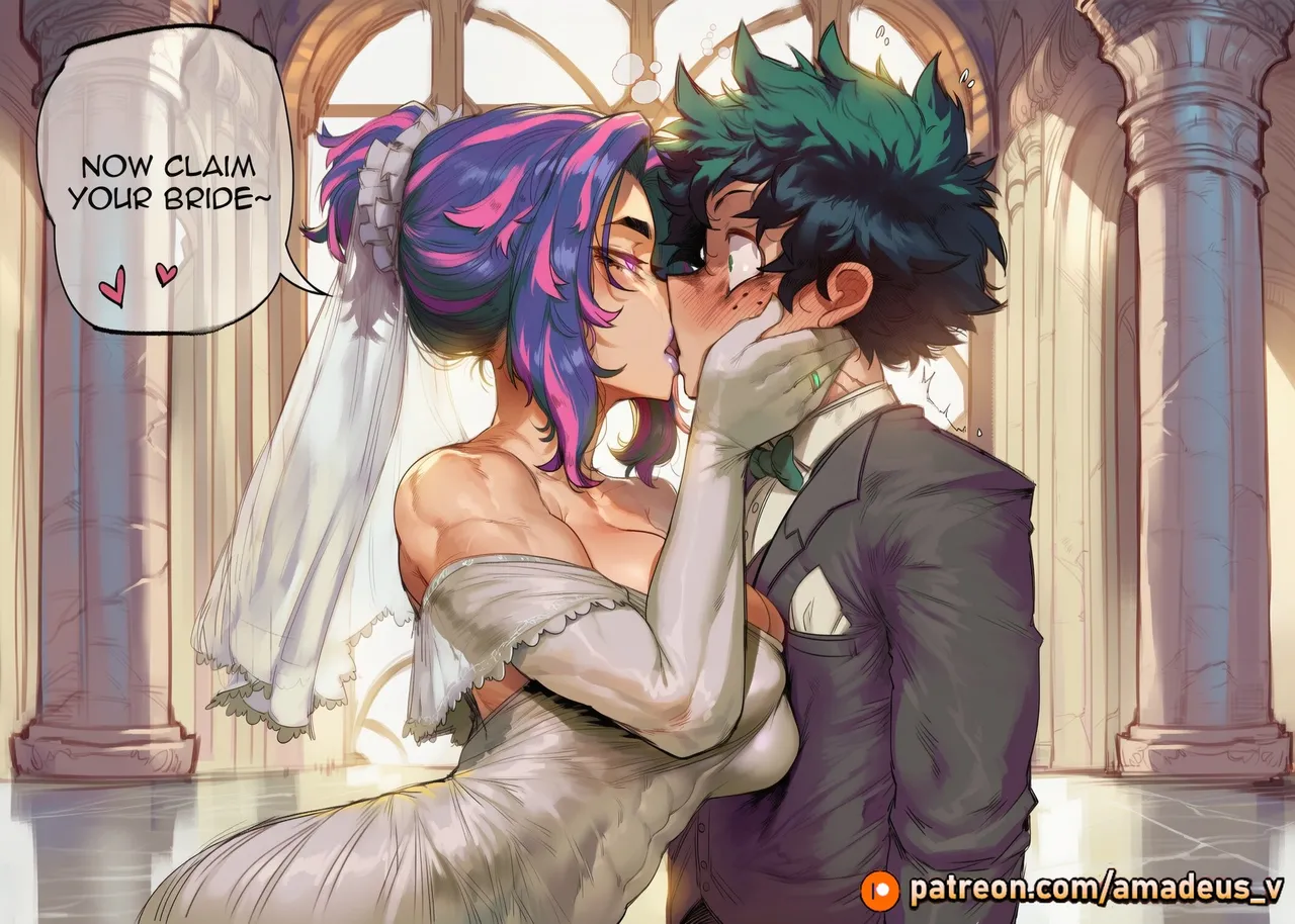 Page 3 of [Amadeus V] Two Brides, One Hero (Deku x Lady Nagant x Camie) [English] [Full Comic] [AI Generated]