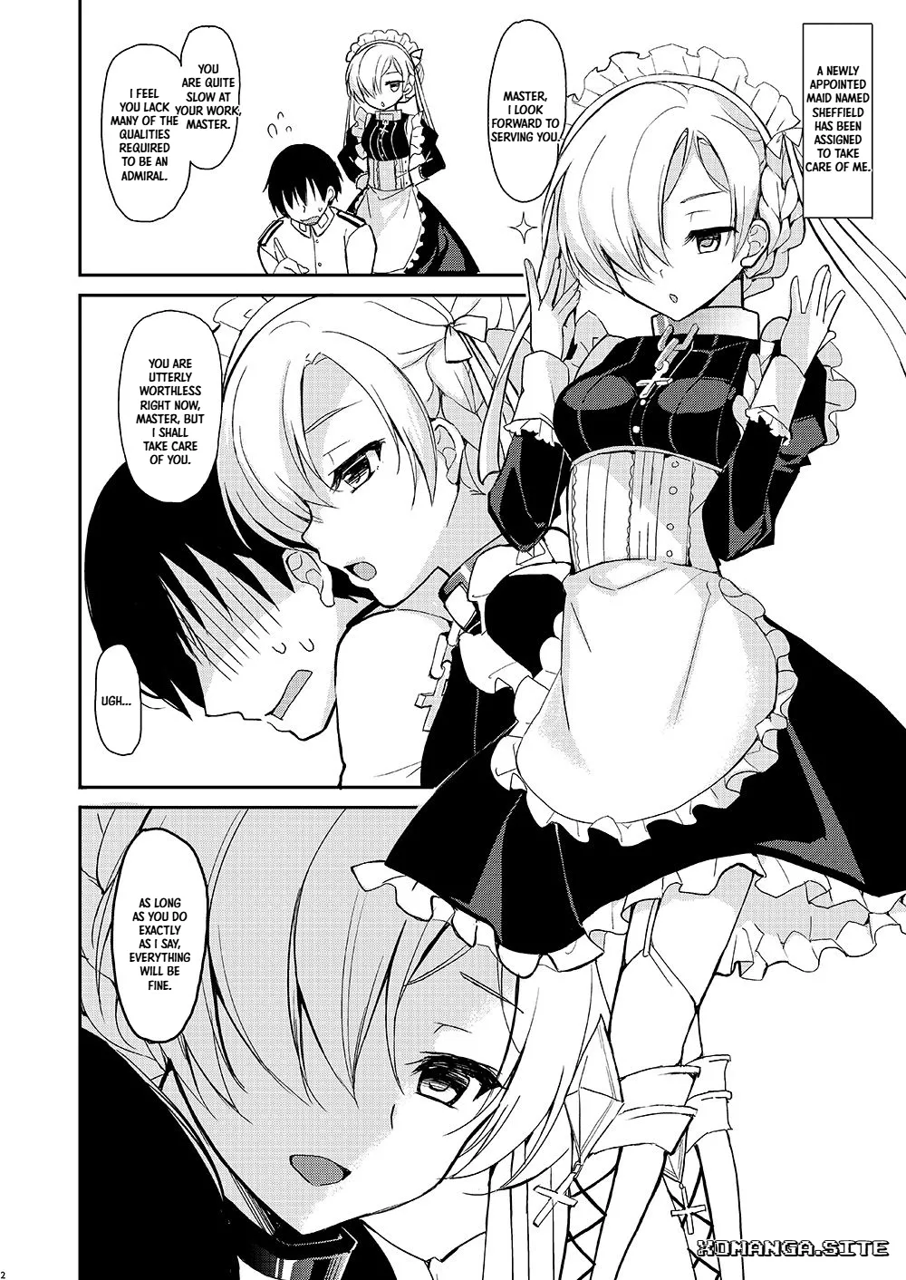 Page 2 of [PigPanPan (Ikura Nagisa)] Zettaiteki Maid Kanri (Azur Lane) [English] [XO Manga] [Digital]