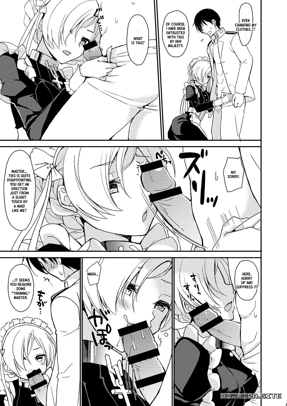 Page 3 of [PigPanPan (Ikura Nagisa)] Zettaiteki Maid Kanri (Azur Lane) [English] [XO Manga] [Digital]
