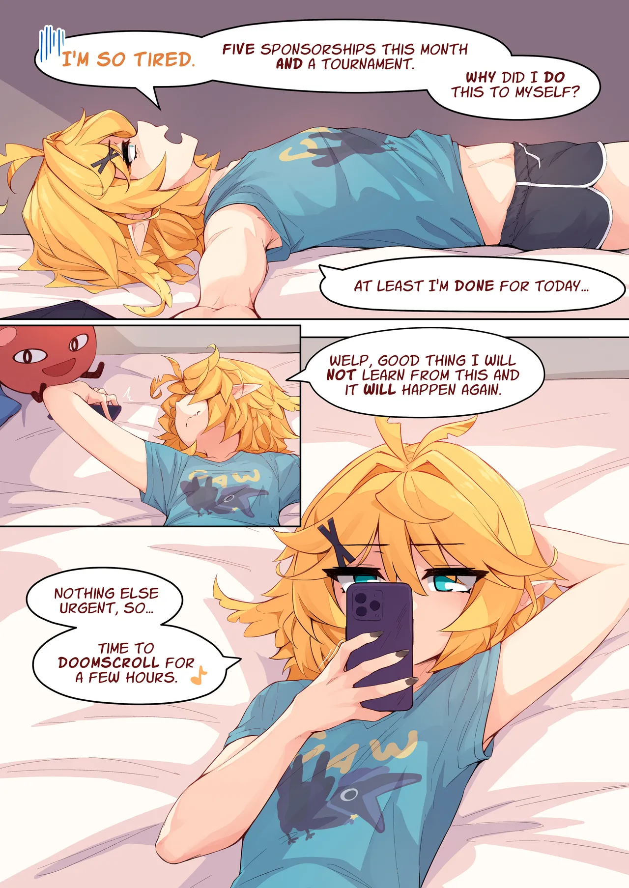 Page 3 of [Ricegnat] My GF (ghost friend) caught me jerking off and now she's bouncing on it CRAZY STYLE (Dokibird & Mint Fantome)