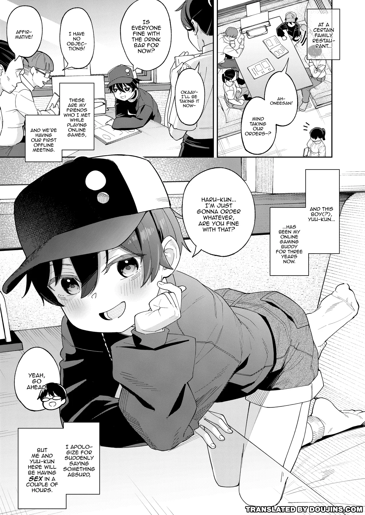 Page 2 of [Spiral (Arumamai Ayuka+)] Otoko dato Omotteita Netoge no Aibou ga Jitsu wa Onnanoko datta tte Hanashi / Story About How My Online Gamer Friend Whom I Thought Was A Guy And Turned Out To Be A Girl [English] {Doujins.com}
