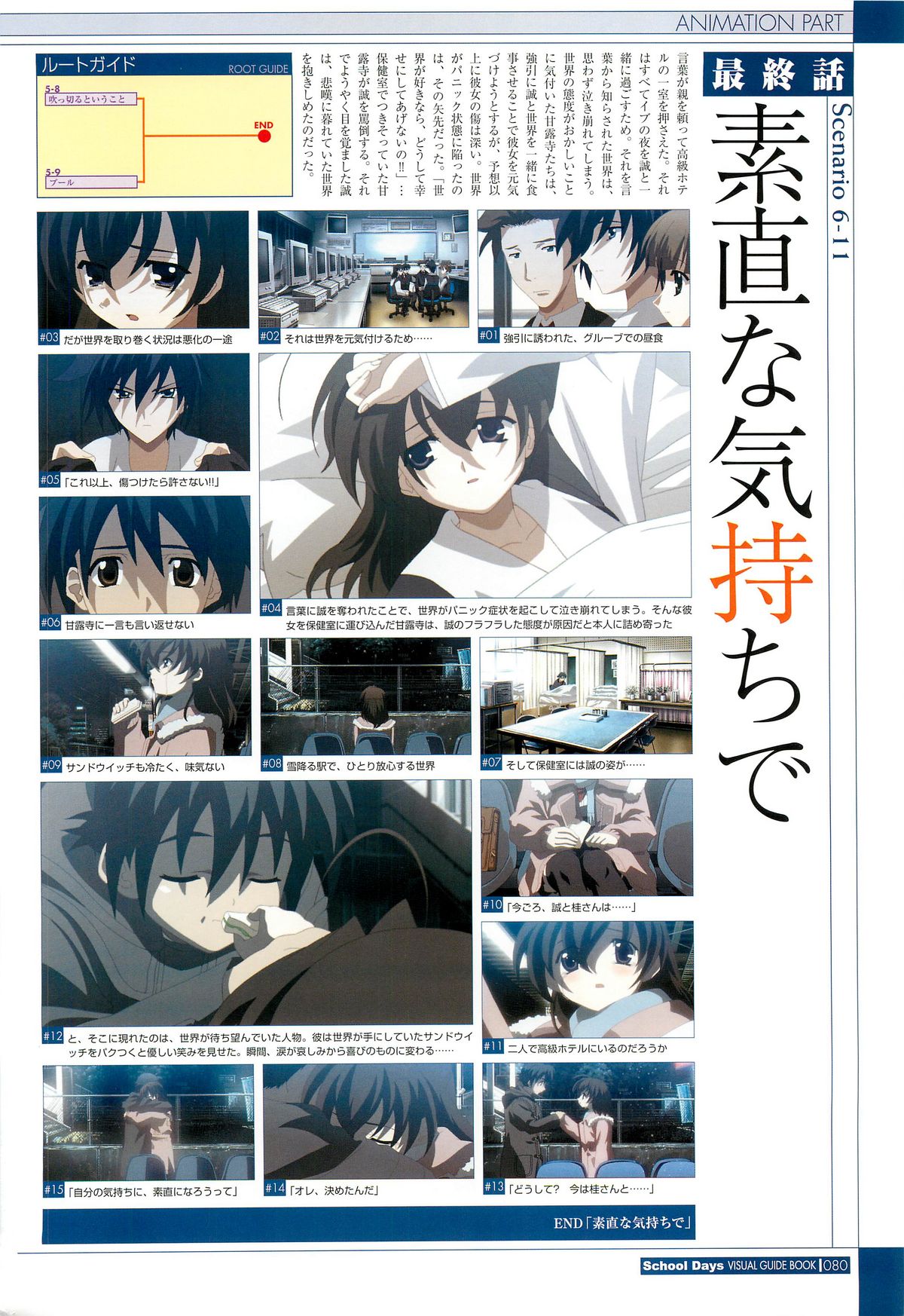 School Days Visual Guide Book - Page 82