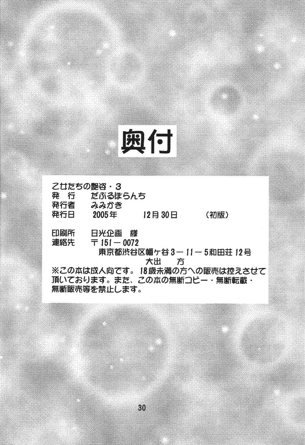 Otome-tachi no Adesugata 3 - Page 29