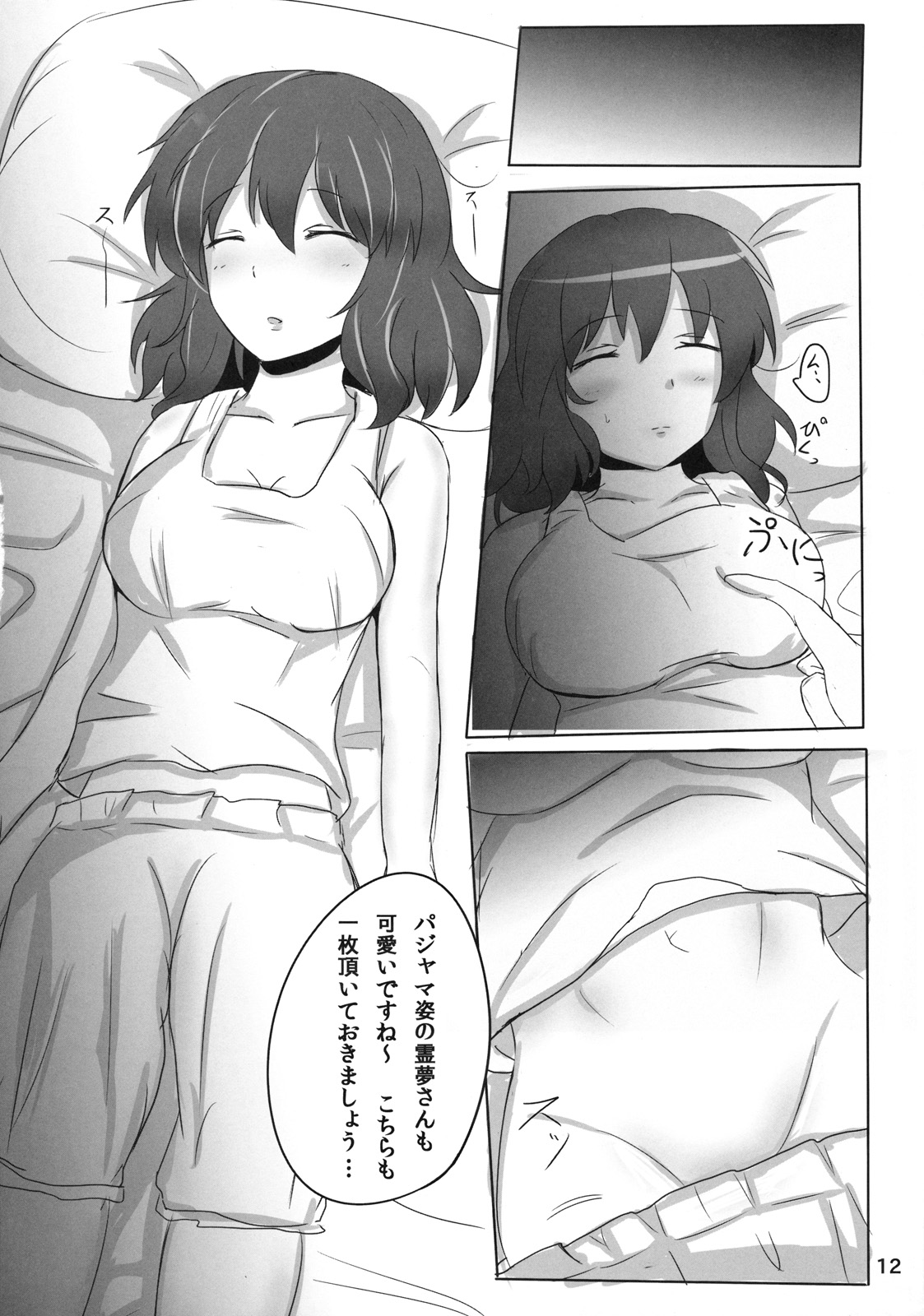 Reimu-san Ura Shuzai Kiroku - Page 12