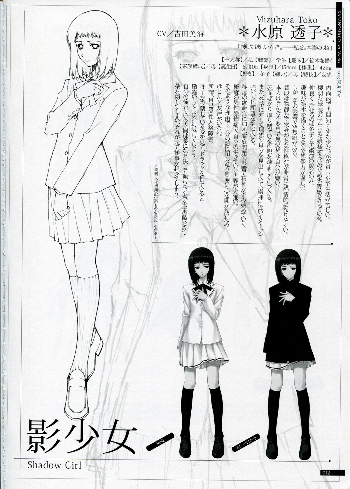 SHEOL KARANOSHOJO Art Work - Page 12