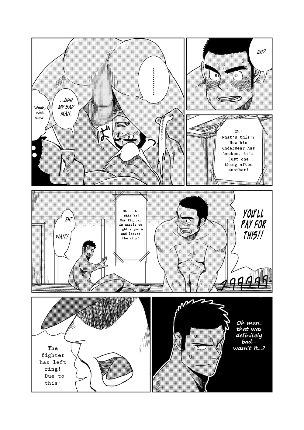 Professional!? Muscular Underwear Wrestling + I Defintely Won't Model!! - Page 12